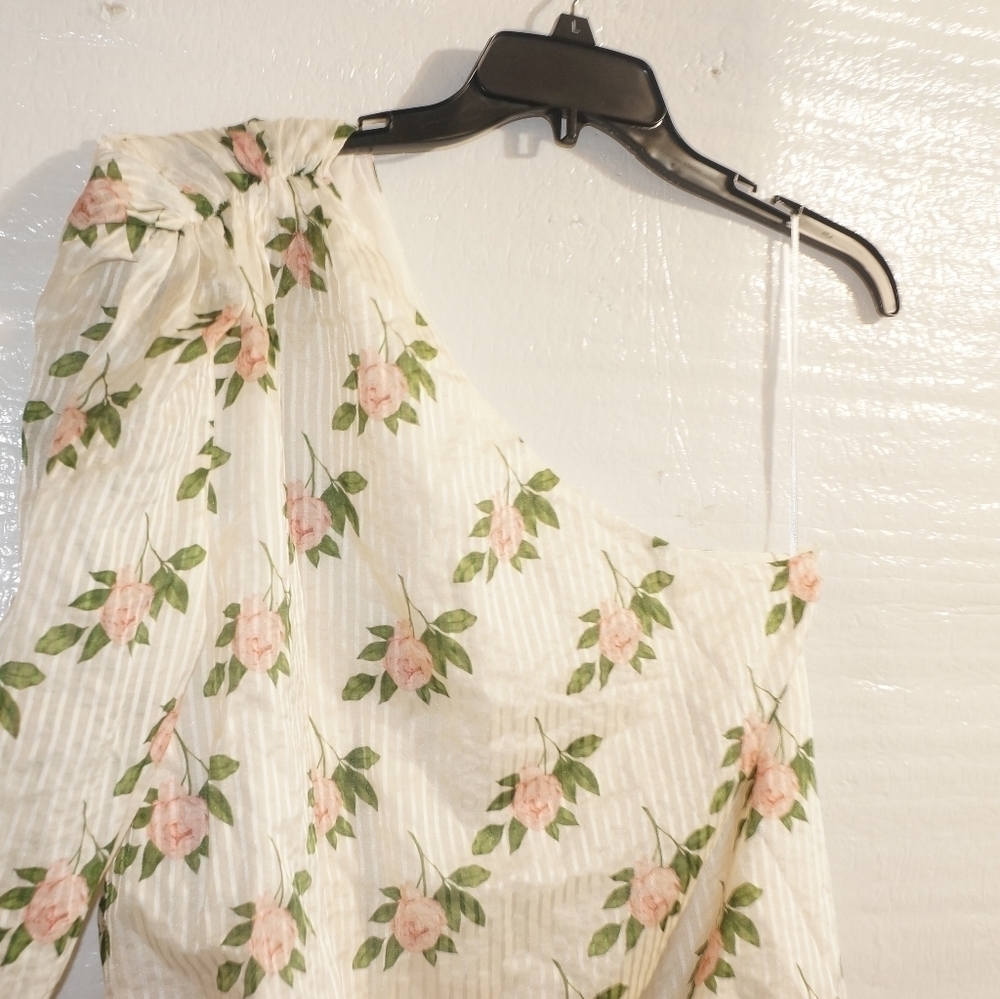 Cami Nyc The Lenore One Shoulder Top Floral - Picture 11 of 14